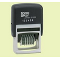 2000Plus Printer Self Inking Dater Rectangle Non Customizable Numeric Stamp (5/32"x3/4")